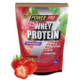 Протеїн Power Pro Whey Protein 1 kg + урсолова кислота, полуниця з вершками (02500-11)