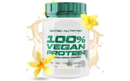 Протеїн Scitec Nutrition 100% Vegan Protein (1 kg, vanilla) (21683-03)