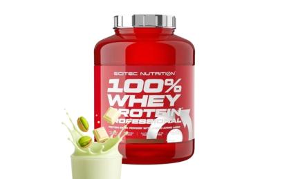 Протеїн Scitec Nutrition 100% Whey Protein Professional (2,3 kg, pistachio white chocolate) (00722-49)
