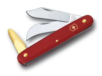 Садовий ніж Victorinox Vx39116 Red 100 мм, 3 функції, нейлон