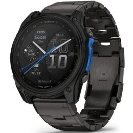 Смарт-годинник Garmin D2 Mach 2 51mm Carbon Gray DLC Titanium w. Vented Titanium Bracelet (010-02905-30/31)