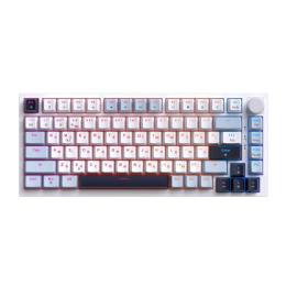 Клавіатура GamePro MK160 V2 Warden QLAB Sakura White (MK160-V2-BL-QS)