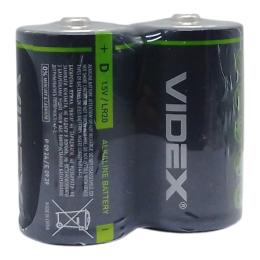 Батарейка Videx V-299080 LR2O/D лужні 2 штуки