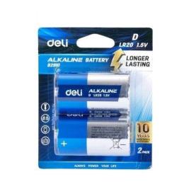 Батарейка Deli E82910 D/LR20 2шт
