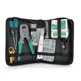 Набір монтажника Merlion B046 11 в 1, HT-315, KD-1, G501,HT332, тестер, коннектори, викрутки