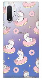 Чохол-накладка Infinity Samsung Galaxy Note 10 Pro Transparent Єдинороги