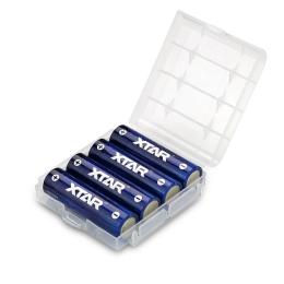 Акумулятор XTAR AA/HR06 Li-ion 4150 mAh Blue 4 шт (5201)