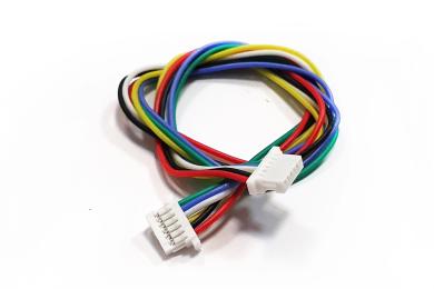 Кабель силіконовий Micro JST SH 1.0F 6 pin - Micro JST SH 1.0 F 6 pin 30AWG (200 мм) 50 шт (AMS-QJL-DD-0254-X50)