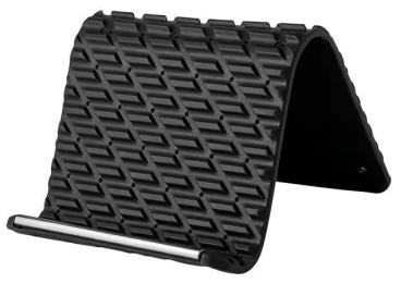 Тримач-підставка для телефона Infinity Soft aluminum silicone phone holder Black