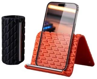 Тримач-підставка для телефона Infinity Soft aluminum silicone phone holder Orange