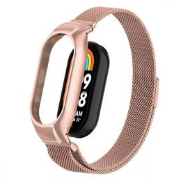 Ремінець для фітнес-браслету PRC Milanese Loop Mi Band 7 Rose Gold