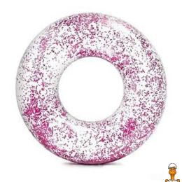 Круг для купання Intex 56274, 107 х 27 см, до 100 кг Pink