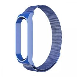 Ремінець для фітнес-браслету PRC Milanese Loop для Xiaomi Mi Band 8 Blue
