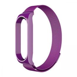 Ремінець для фітнес-браслету PRC Milanese Loop для Xiaomi Mi Band 8 Purple