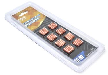 Радіатор охолодження PcCooler B16, 4.4g, мідь, 14х12х5, 5мм, 8 штук у блістері