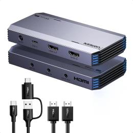 Розгалужувач відеосигналу Ugreen CM700 HDMI Video Capture Device 4K 60Hz Gray