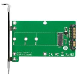 Контролер для ПК Maiwo SATA to M.2 (NGFF) B-key SSD 22 * 42, 22 * 60, 22 * 80 mm, with full profile bracket (KT001A)