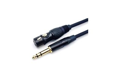 Кабель для мікрофона 4all Audio XLR F  -  6.35 TRS Stereo 2M