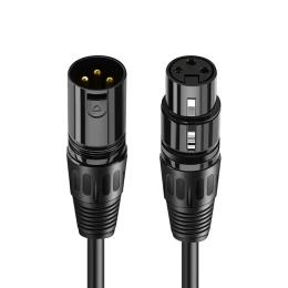 Кабель для мікрофона Cabletime PRO XLR 3P XLR Male to Female 2м Black (CF24L)