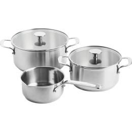 Набір каструль KitchenAid 16/20/24 см, 1, 5/3, 1/4, 8 л (CC005088-001)