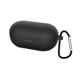 Чохол для навушників Infinity Haylou GT1/Haylou GT1 Plus Silicon case with carabine Black