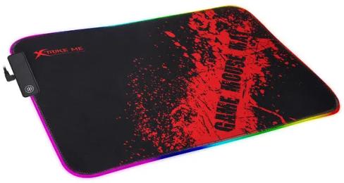 Килимок для мишки XTRIKE MP-602 Black Red RGB lighting Speed/Control