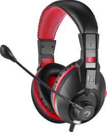 Накладні навушники MARVO H8321S Black Red