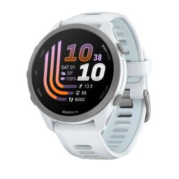 Смарт-годинник Garmin Forerunner 170 Music White Stone with Whitestone/Cloud Blue Band (010-03920-11)