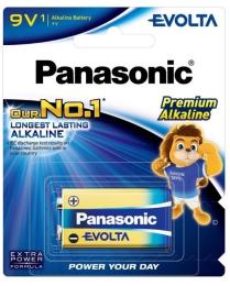 Батарейка Panasonic Evolta 6LR61(6LF22, MN1604, MX1604, Крона) 1 шт