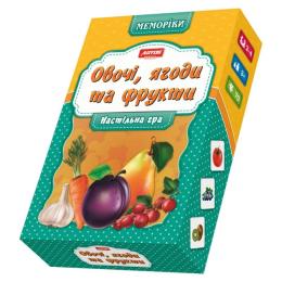Настільна гра Artos Games 18355 Piano Black Меморікі: Овочі, фрукти та ягоди
