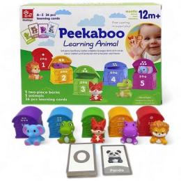 Настільна гра SunQ Toys SQ22003-2 Pekaboo. Будиночки з тваринками