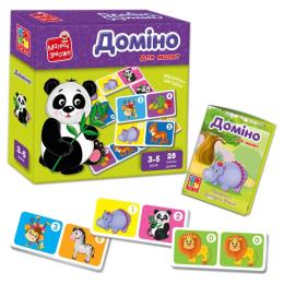 Настільна гра Vladi Toys VT2100-07 Доміно. Зоопарк