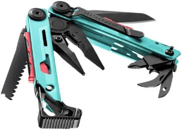 Мультитул Leatherman Signal Aqua Black Turquoise 19 інструментів (832733)