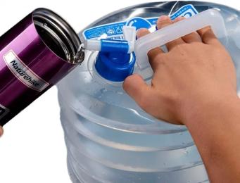 Каністра для води Naturehike РЕ NH14S002-T Transparent 5 л, складна