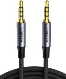 Аудіо-кабель Ugreen AV183 3.5 mini-jack (тато) - 3.5 mini-jack (тато), 1m Black (UGR-10648)