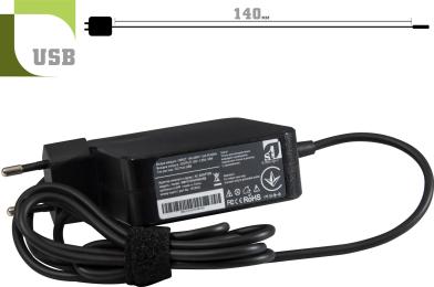 Блок живлення для ноутбука 1stCharger WM1ST20V65WUSB (65W 20V 3.25А USB Wall Mount)