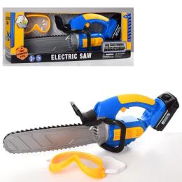 Іграшкова техніка Infinity 7946 дитяча бензопила на батарейках з ефектами та маскою