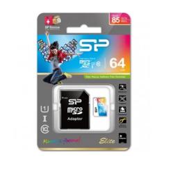 Карта памяті Silicon Power Elite Color SP064GBSTXBV1V20SP 64GB microSDXC Class 10 UHS-I V10 A1
