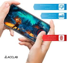 Захисне скло Acclab Full Glue для ZTE Blade A7 2019 Black