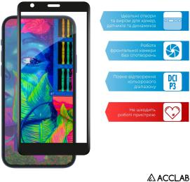 Захисне скло Acclab Full Glue для ZTE Blade L9 Black