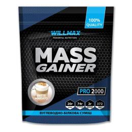 Гейнер Willmax Mass Gainer (2 kg, латте-макіато) (10566-10)