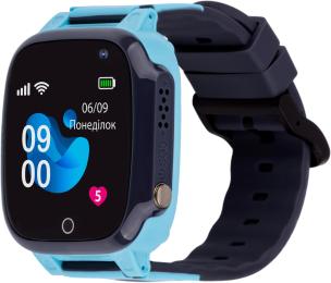 Смарт-годинник AmiGo GO008 MILKY GPS WIFI Blue (873292)