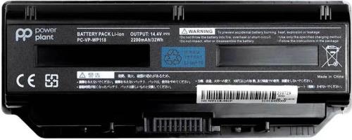 Акумулятор до ноутбука PowerPlant NB400089 NEC PC VP WP118 WP118-4S1P 14.4V 2200mAh
