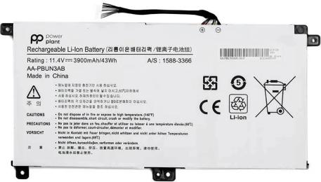 Акумулятор до ноутбука PowerPlant NB490165 Samsung Notebook 5 NP530E5M AA-PBUN3AB 11.4V 3900m
