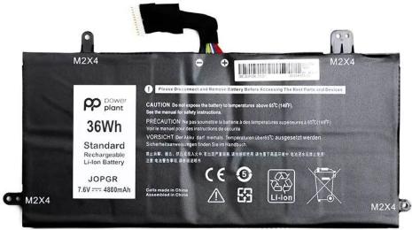 Акумулятор до ноутбука PowerPlant NB441464 Black (Dell Latitude 5285 Series J0PGR 7.6V 4800mAh)