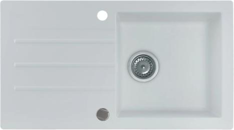 Кухонна мийка Kernau KGS A 50 1B1D Pure White