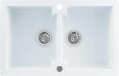 Кухонна мийка Kernau KGS A 80 2B Pure White