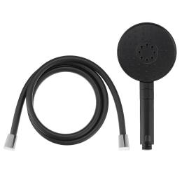 Душова лійка DiiiB Big DXHS002T+DXRG002 Black +шланг для душу