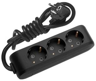 Мережевий фільтр Panasonic WLTB04332BL-UA 3 м, 3 розетки із заземленням