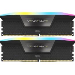 Оперативна память Corsair 64GB (2x32GB) DDR5 6400 MHz CL32 Vengeance RGB Black (CMH64GX5M2Y6400C32)